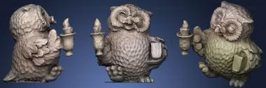 3D model Owl Scanning (STL)